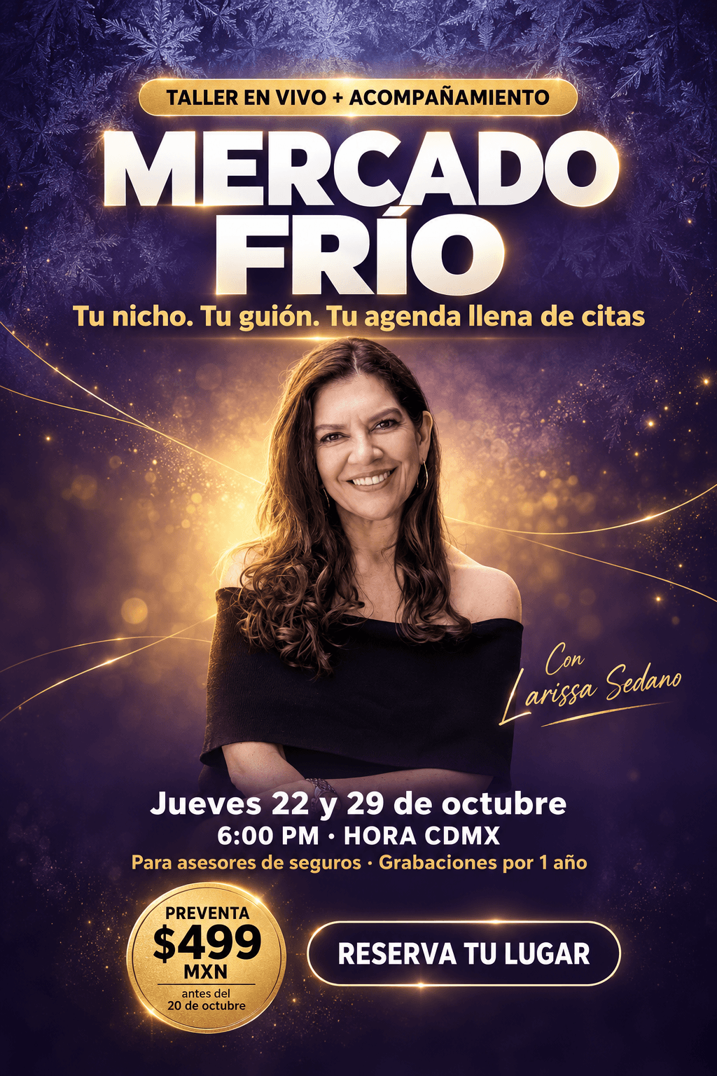 Mercado Frío - Taller en vivo con Larissa Sedano