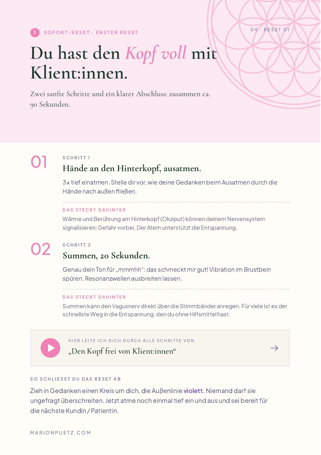 Reset 1 Seite aus dem Heft