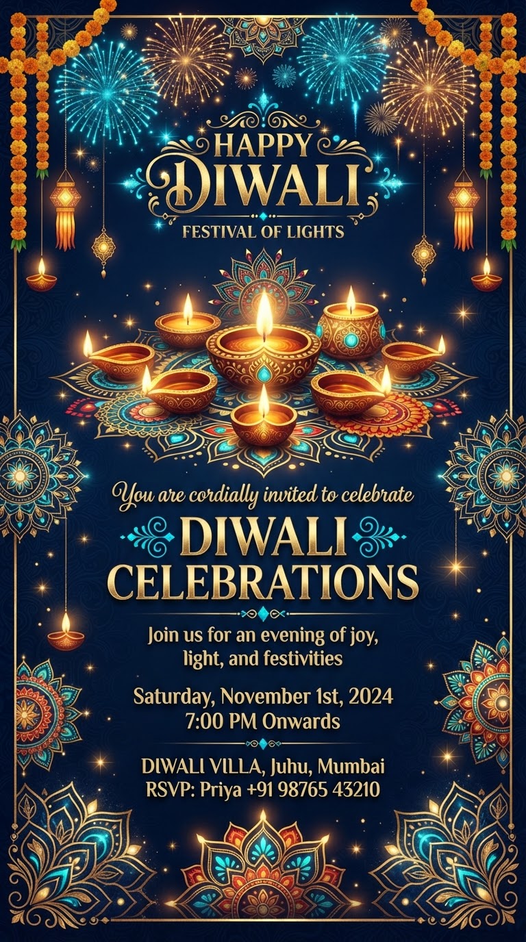 Festival Greetings invitation designs
