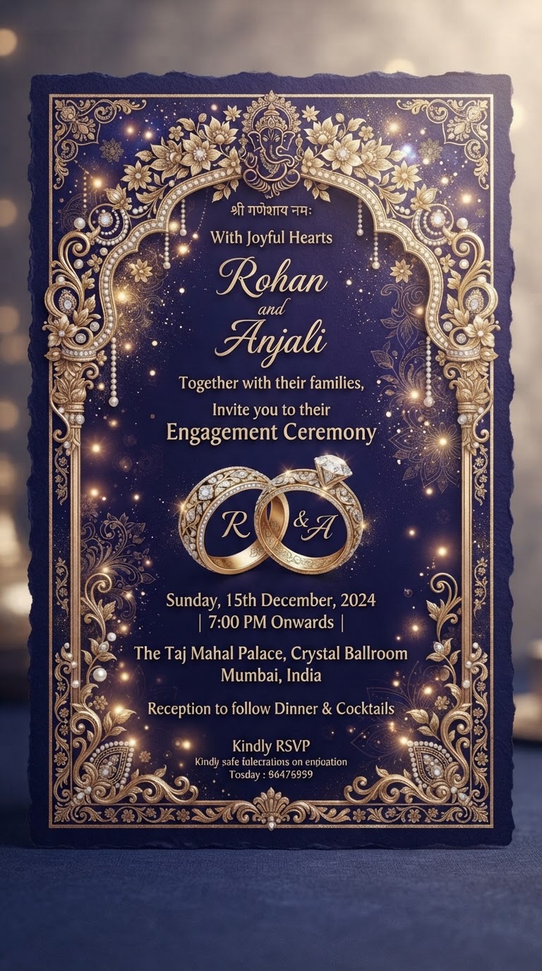 Engagement invitation designs