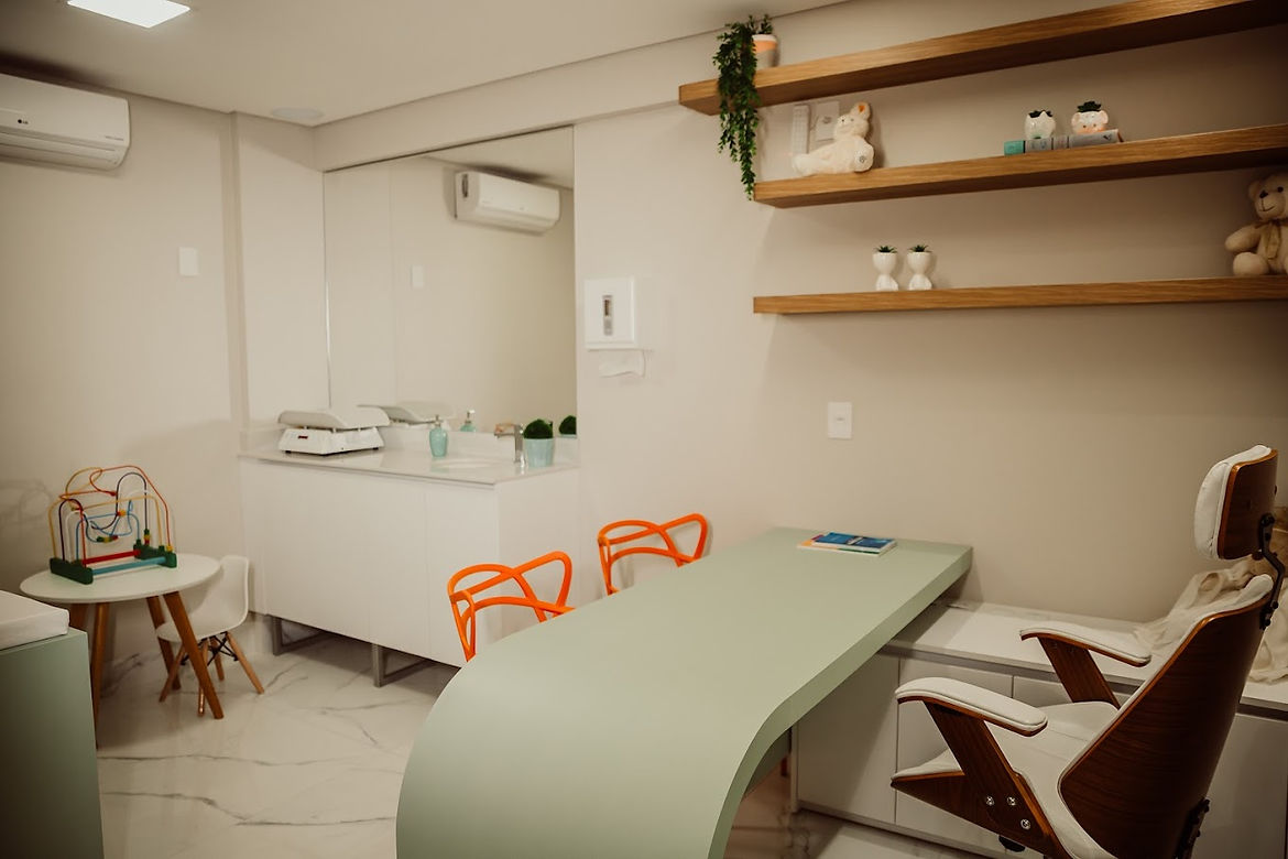 Estrutura da clínica do Dr. Luiz Matos — ambiente moderno