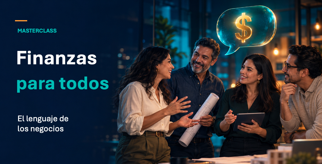 Portada oficial del curso: Finanzas para todos - El lenguaje de los negocios