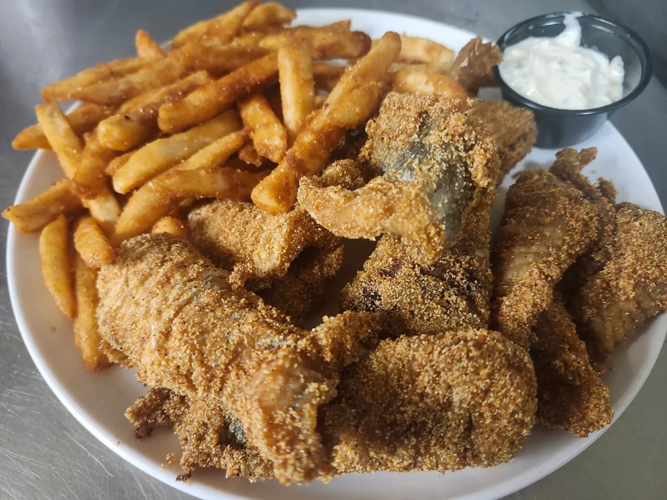Golden Fried Catfish Platter