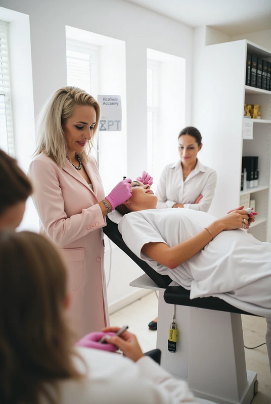 Permanent makeup demonstration image from Pigment Lab’s website