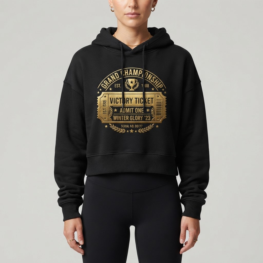 Courtside Cropped Hoodie — General Admission Sport merch