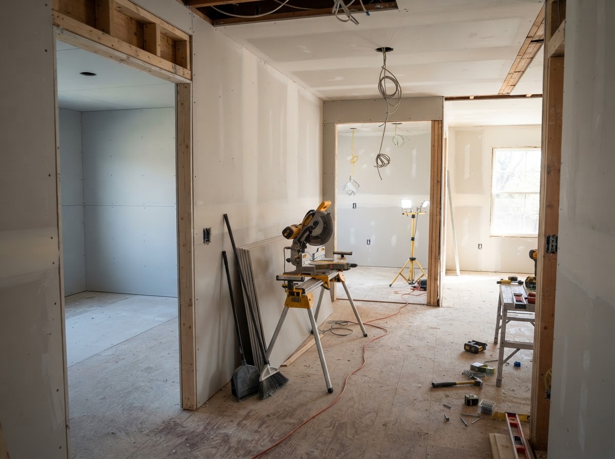 House flipping renovation project in Duluth, GA by Painting-101 Property Renovation