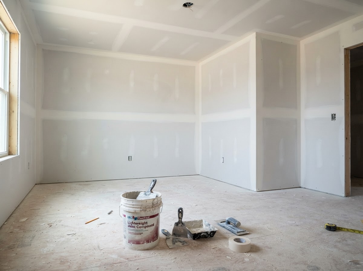 Drywall repair and installation project in Duluth, GA by Painting-101 Property Renovation