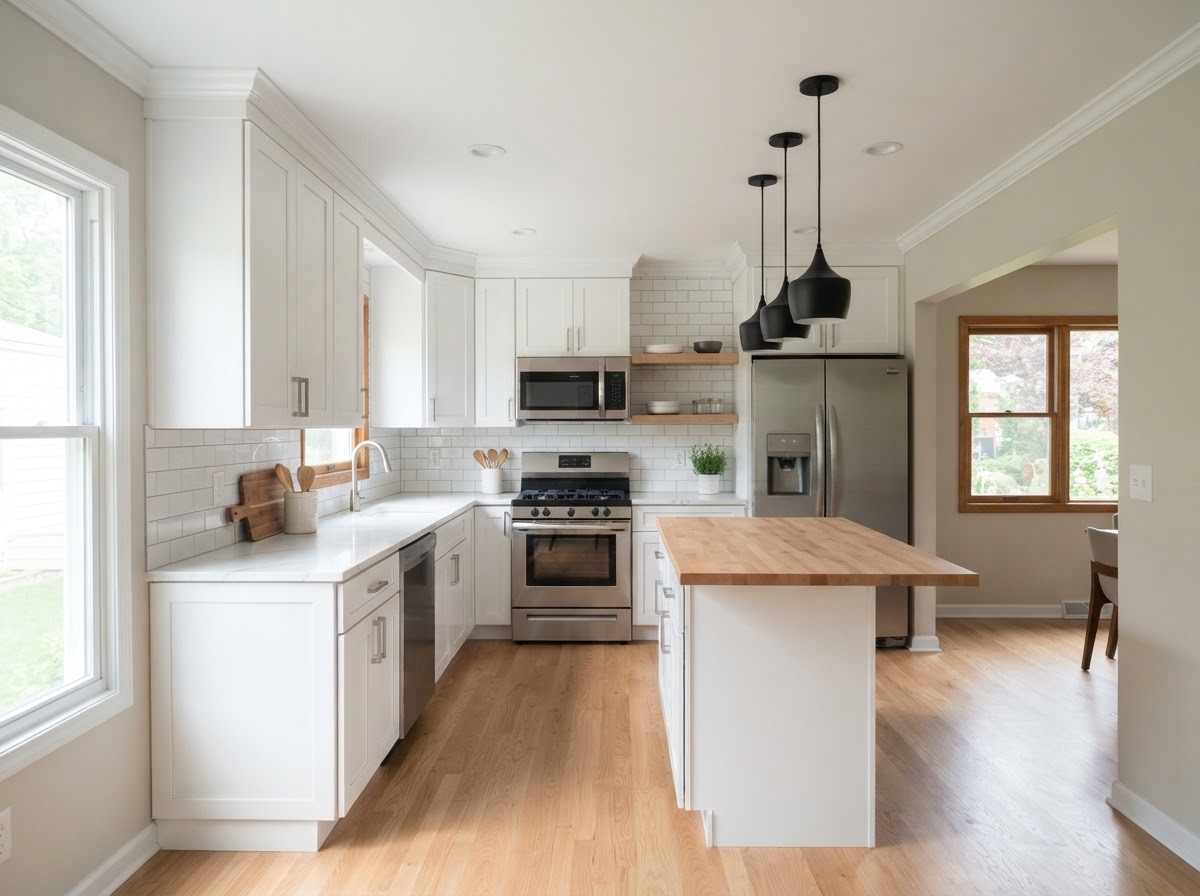 Kitchen remodeling project in Duluth, GA by Painting-101 Property Renovation