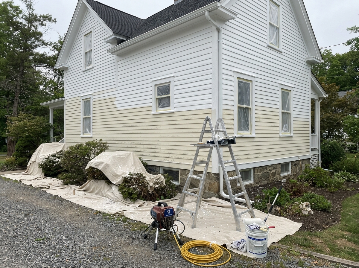 Exterior painting project in Duluth, GA by Painting-101 Property Renovation