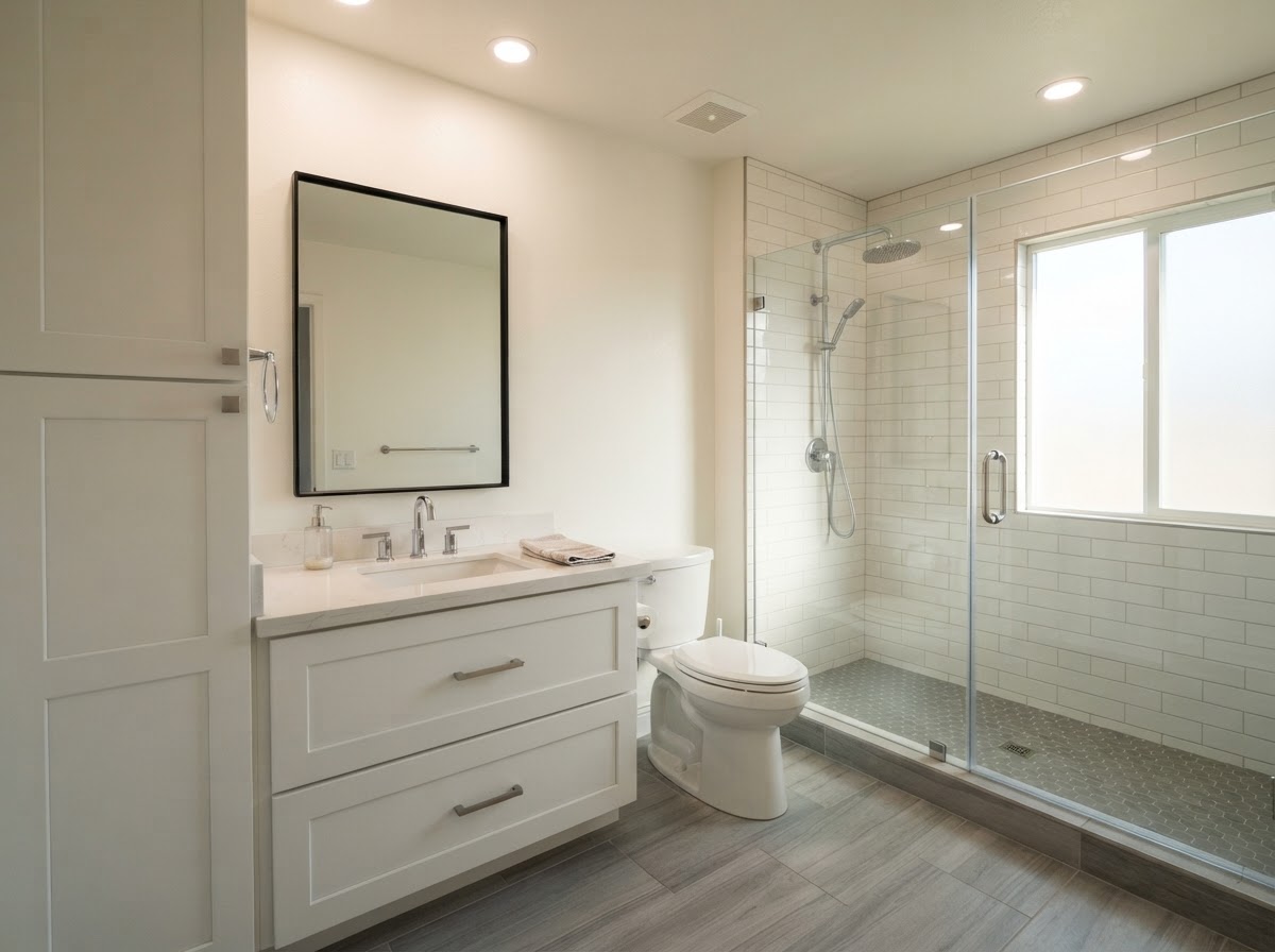 Bathroom remodeling project in Duluth, GA by Painting-101 Property Renovation