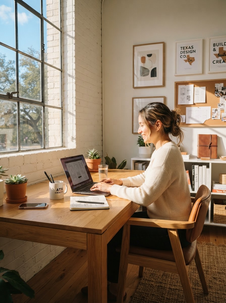 Modern entrepreneur office space with clean daylight
