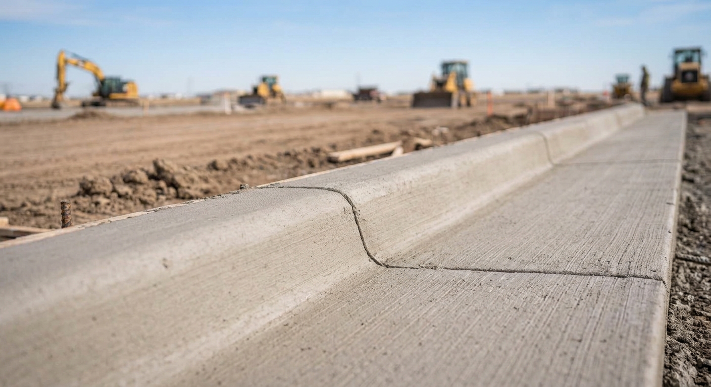 B&R Concrete commercial flatwork in Lubbock, TX