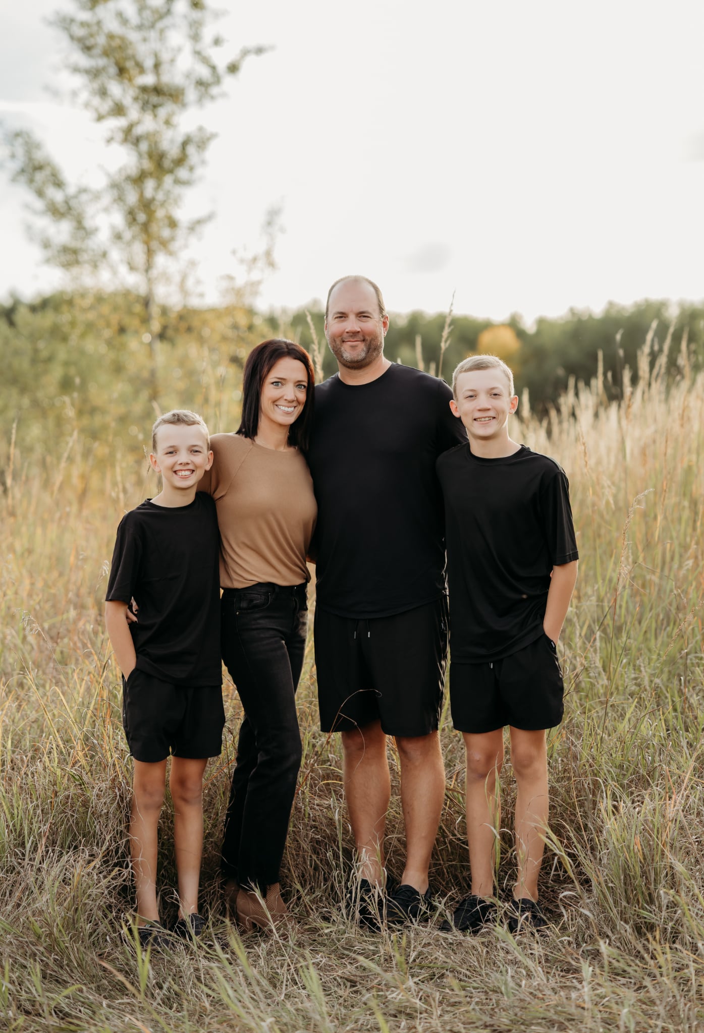 Alyssa, Mike, Ryker, and Kolter — The family behind The Design Mark Co.
