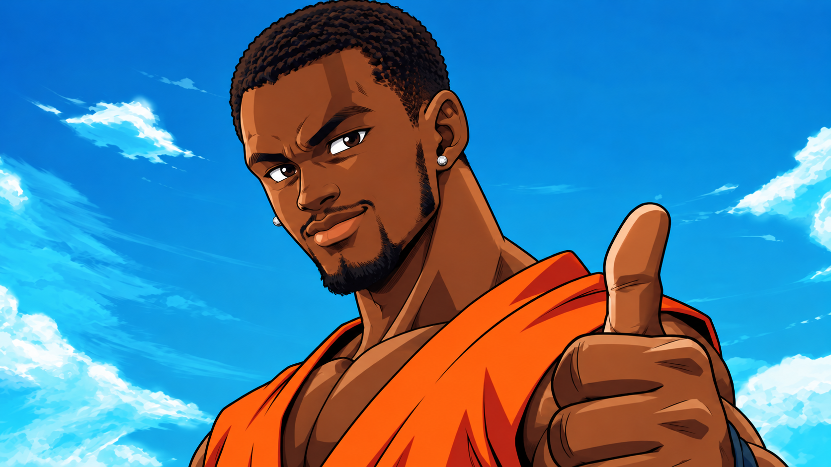 Suly illustration giving a thumbs up