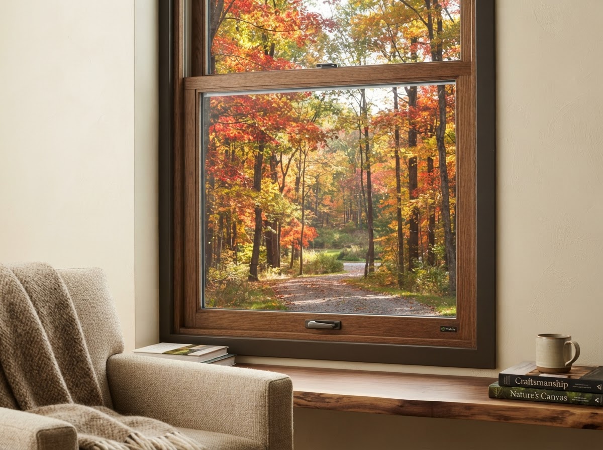 High efficiency window detail in Georgia home
