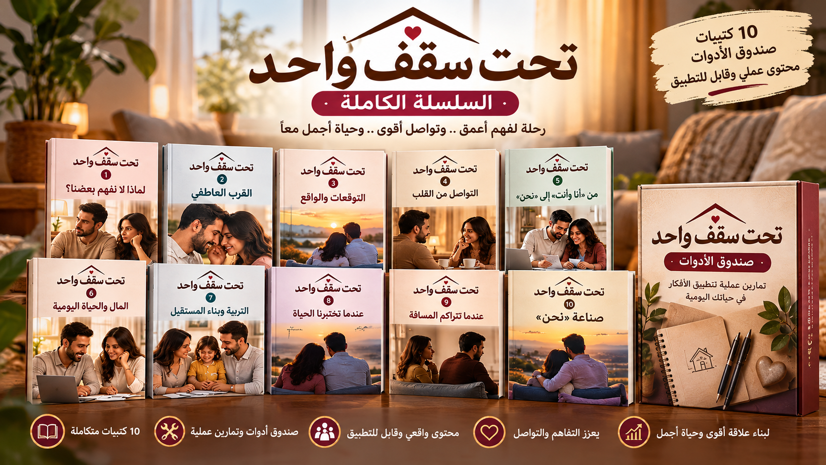 الباقة الكاملة — سلسلة تحت سقف واحد مع صندوق الأدوات