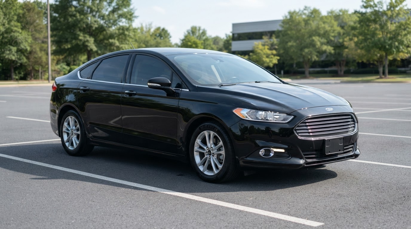 2016 Ford Fusion — rideshare-ready rental car