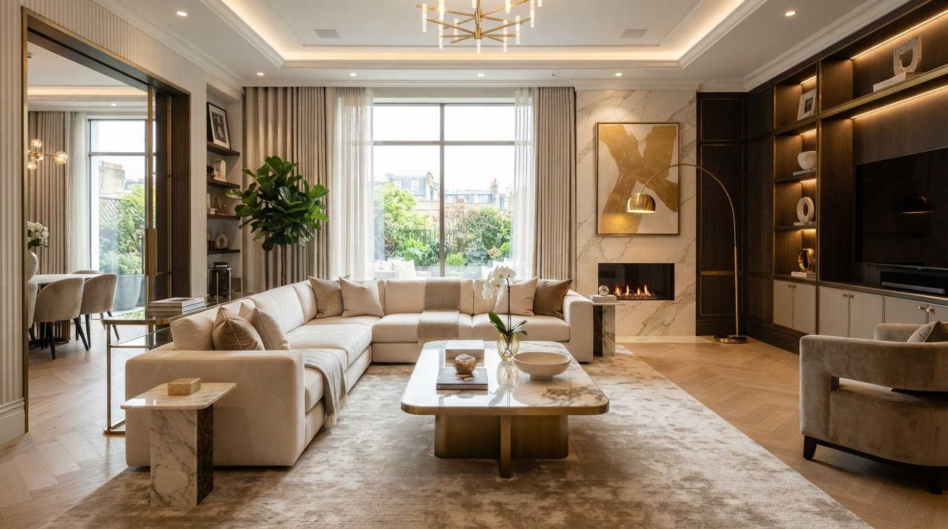 Luxury Italian Modern Living Room Furniture