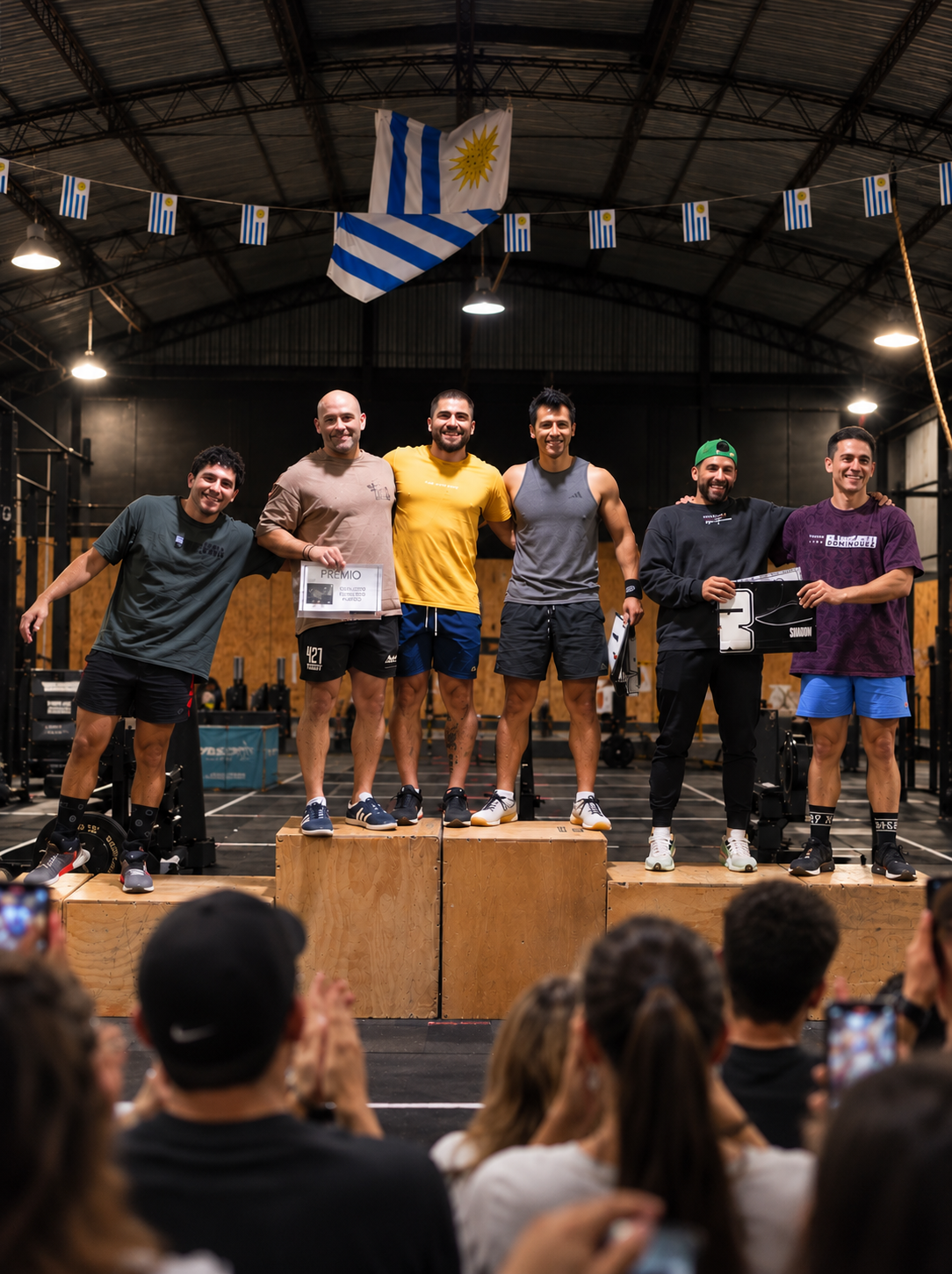 Comunidad Force Crossfit en podio