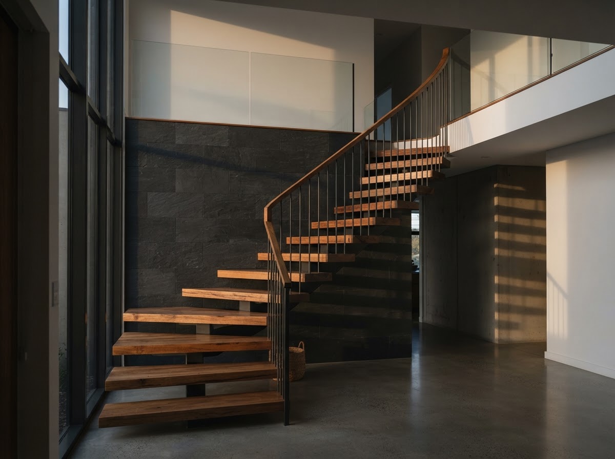Contemporary home alteration design
