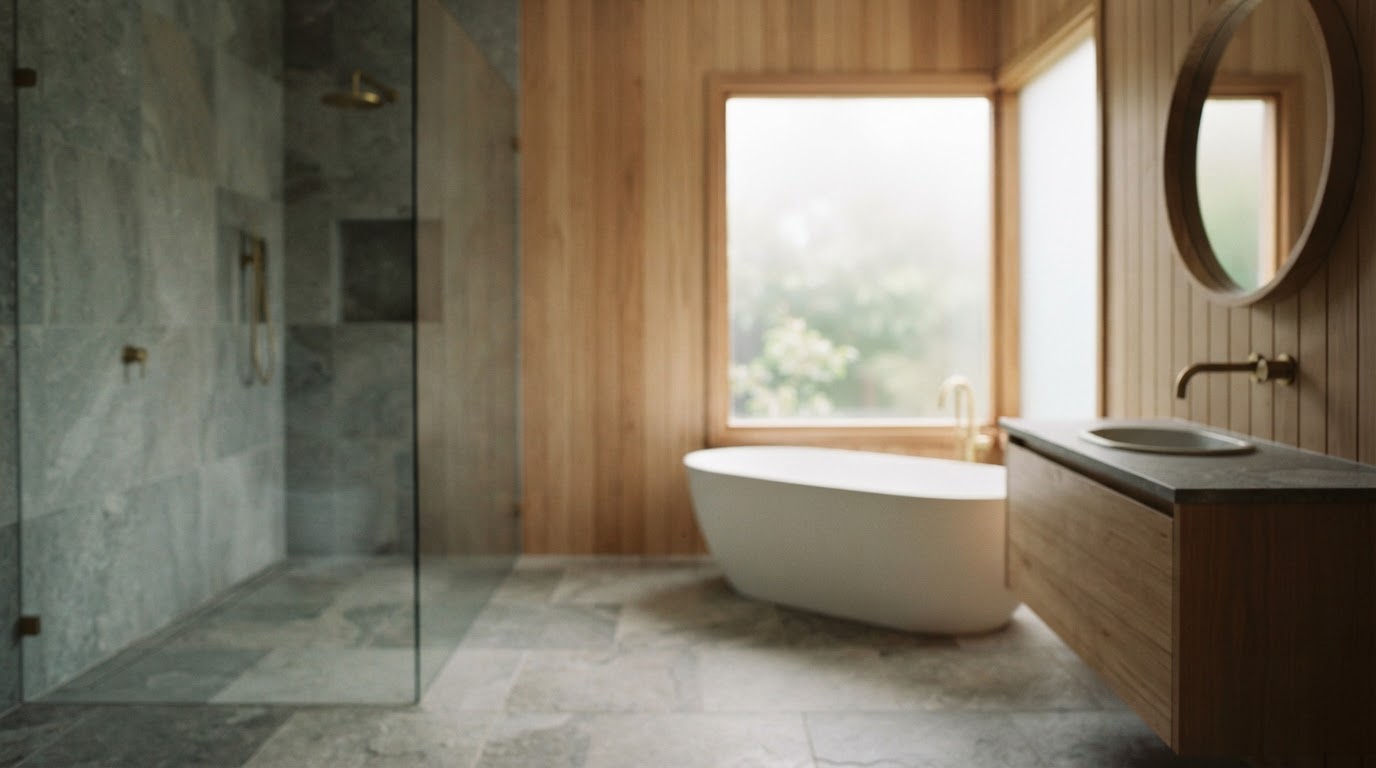 Bespoke Bathrooms Canberra renovation background