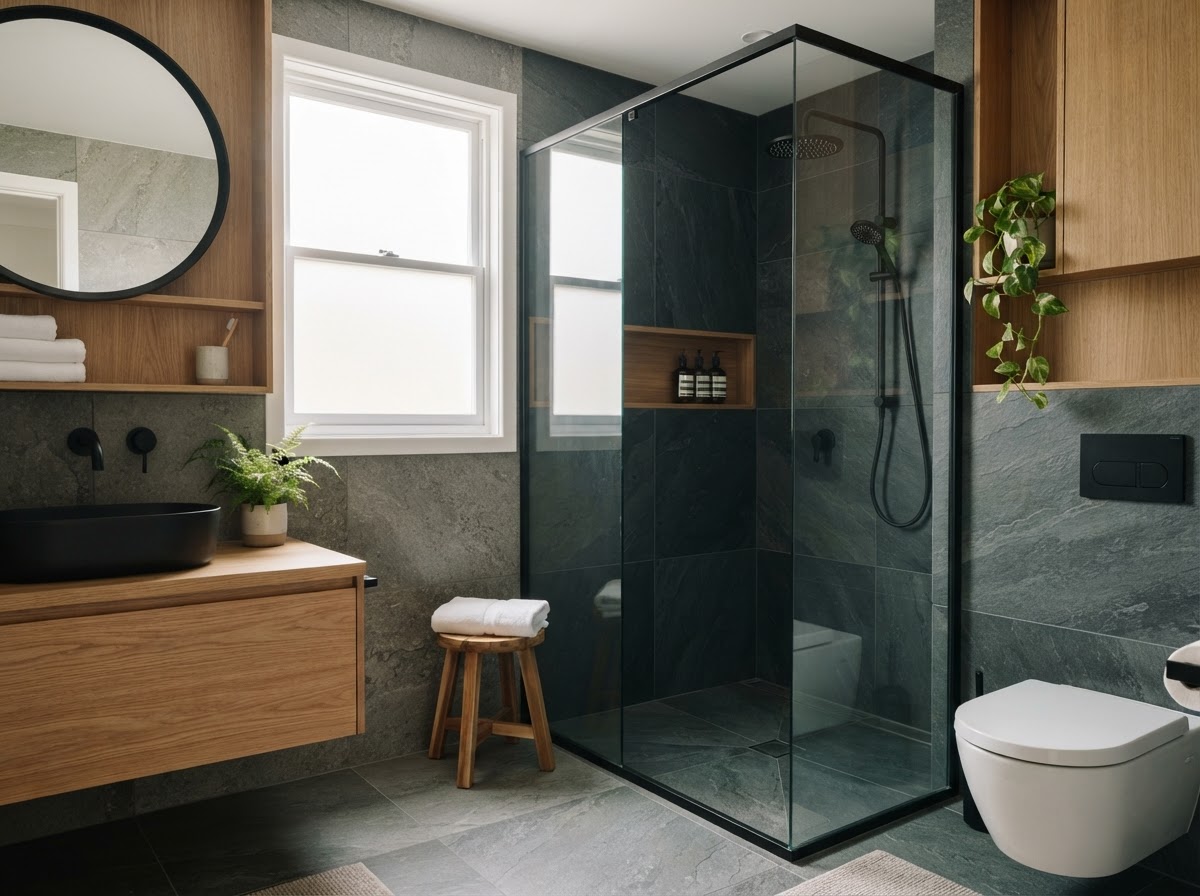 Renovation design 1 from the Bespoke Bathrooms Campbell portfolio