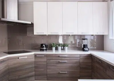 Contemporary kitchen cabinetry and countertop design