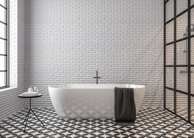 Modern bathroom renovation design