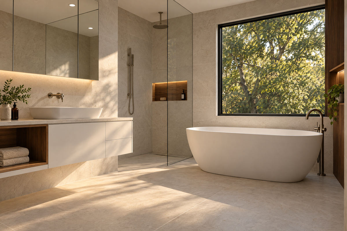Bespoke Bathrooms Canberra renovation background