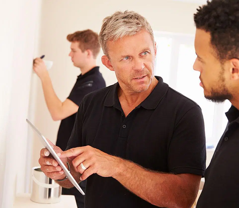 Bespoke Bathrooms Canberra renovation specialists discussing project plans