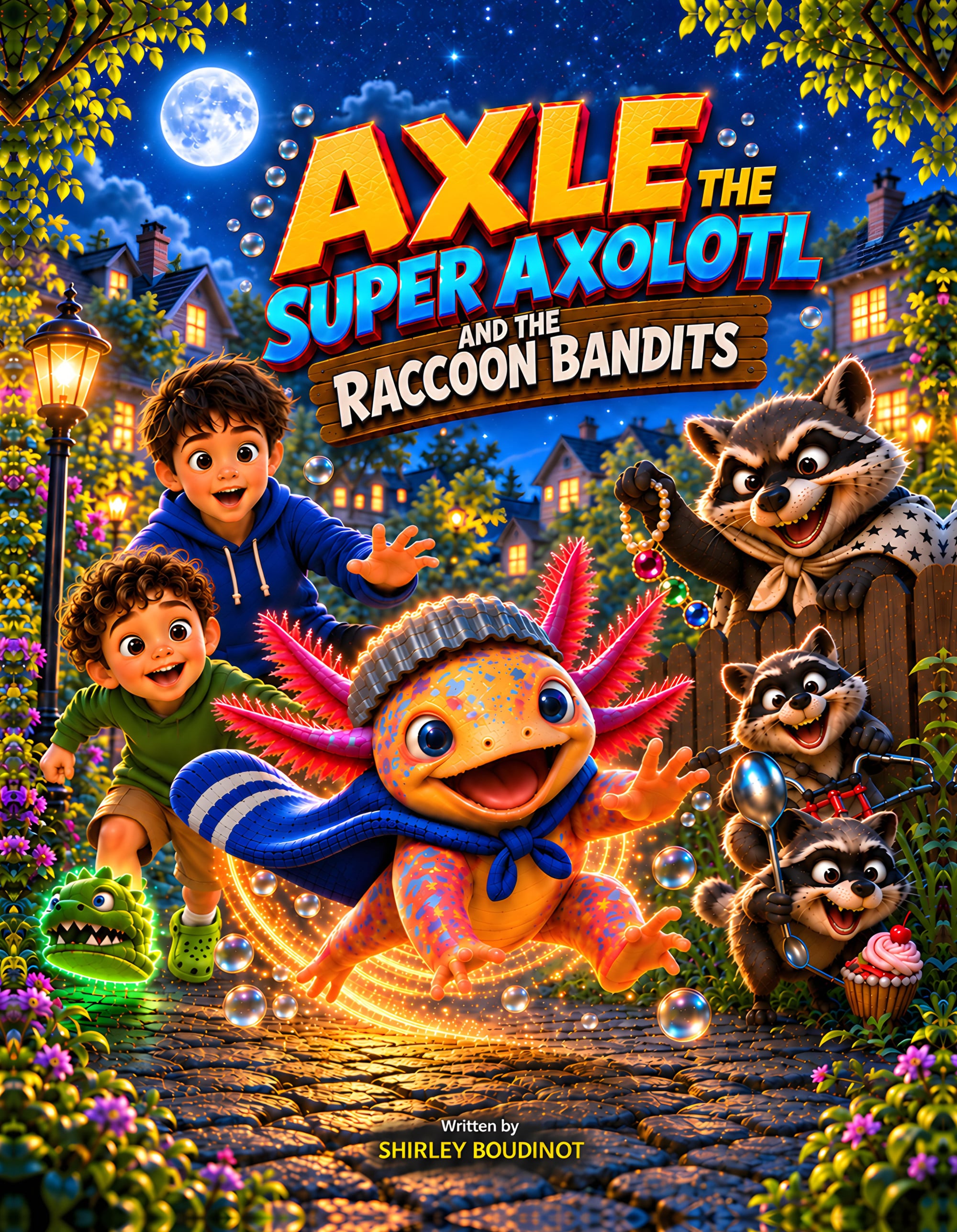 Axle the Super Axolotl and the Raccoon Bandits