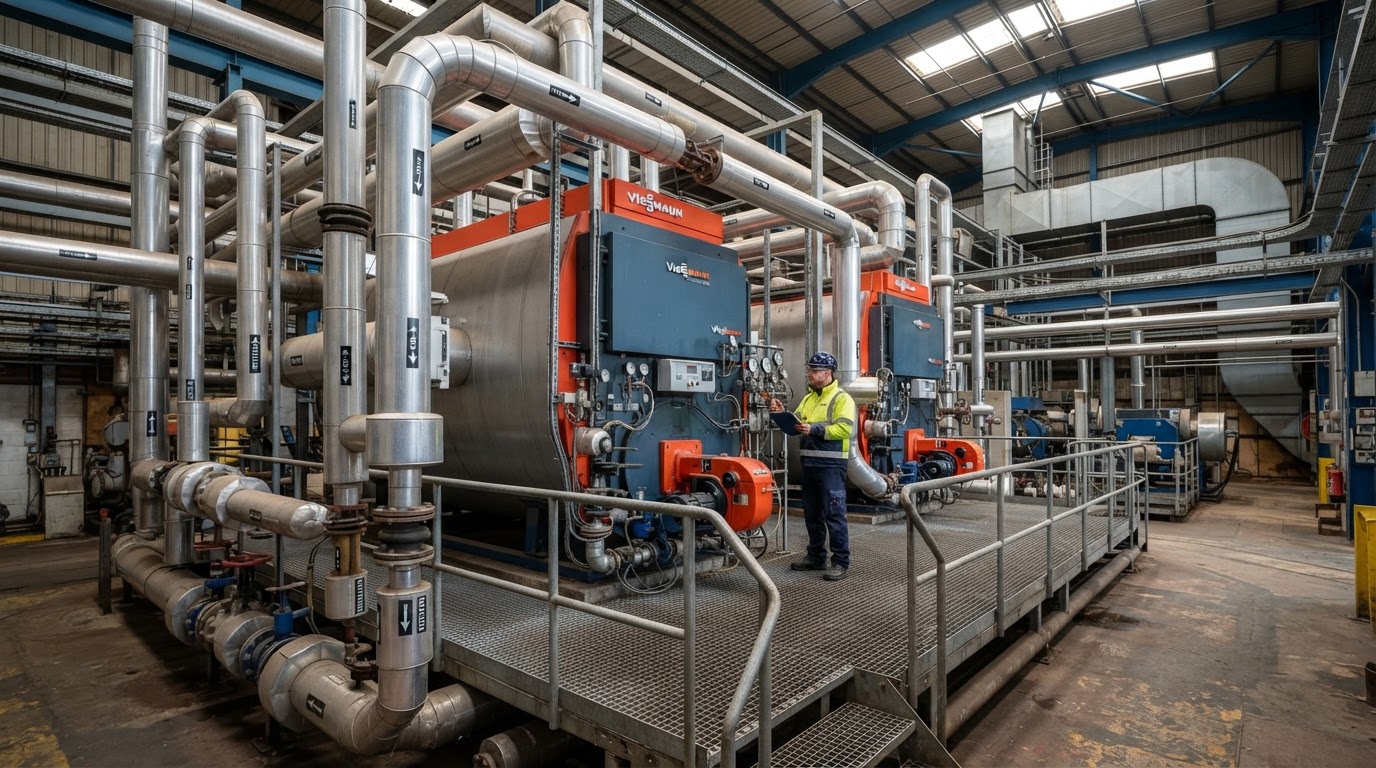 Industrial Heating Systems Belfast & Northern Ireland — illustrative engineering image for social media post