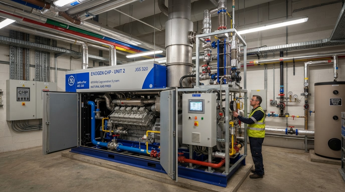 CHP Systems Belfast & Northern Ireland — illustrative engineering image for social media post