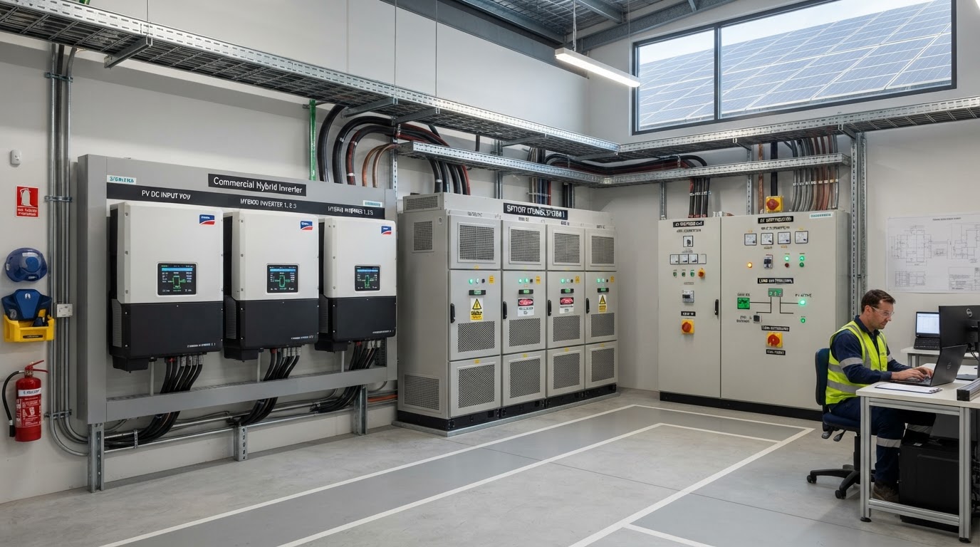 Hybrid Power Generation Systems Belfast & Northern Ireland — illustrative engineering image for social media post