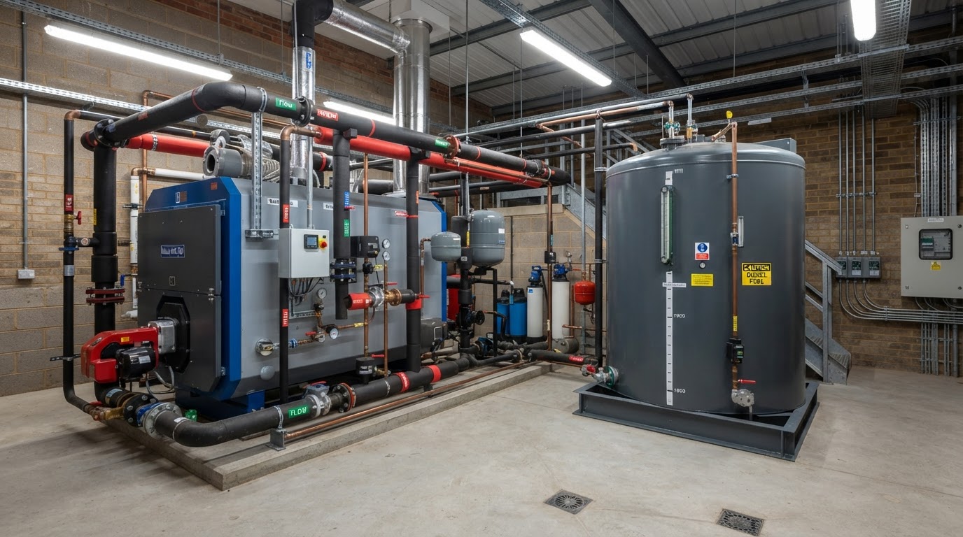 Oil Heating Installation Belfast & Northern Ireland — illustrative engineering image for social media post