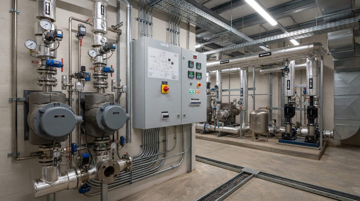 Radiant Heating Systems Belfast & Northern Ireland — illustrative engineering image for social media post