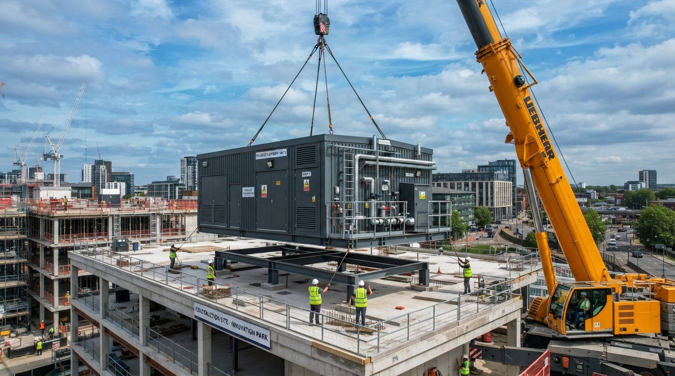 Packaged Plantroom Belfast & Northern Ireland — illustrative engineering image for social media post