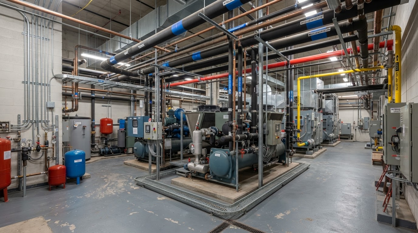 Water Cooled Chillers Belfast & Northern Ireland — illustrative engineering image for social media post