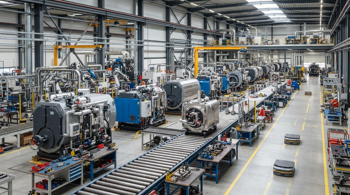 Warm Air Heating Equipment Belfast & Northern Ireland — illustrative engineering image for social media post