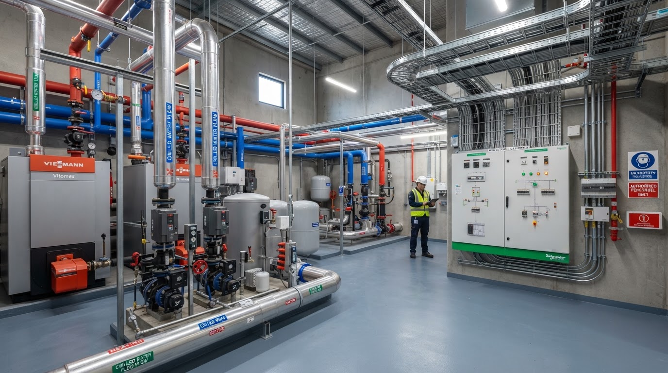 Commercial Building Services Belfast & Northern Ireland — illustrative engineering image for social media post