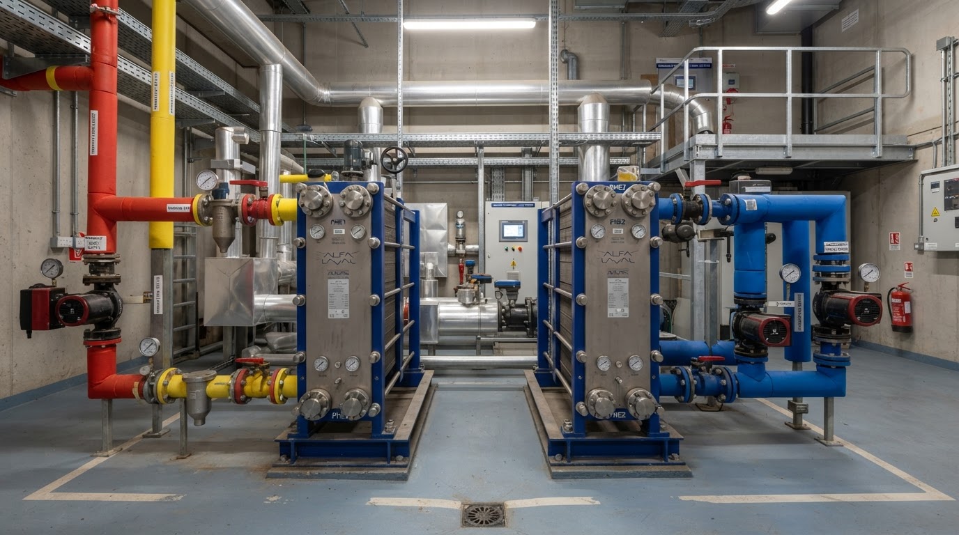 Heat Exchanger Systems Belfast & Northern Ireland — illustrative engineering image for social media post