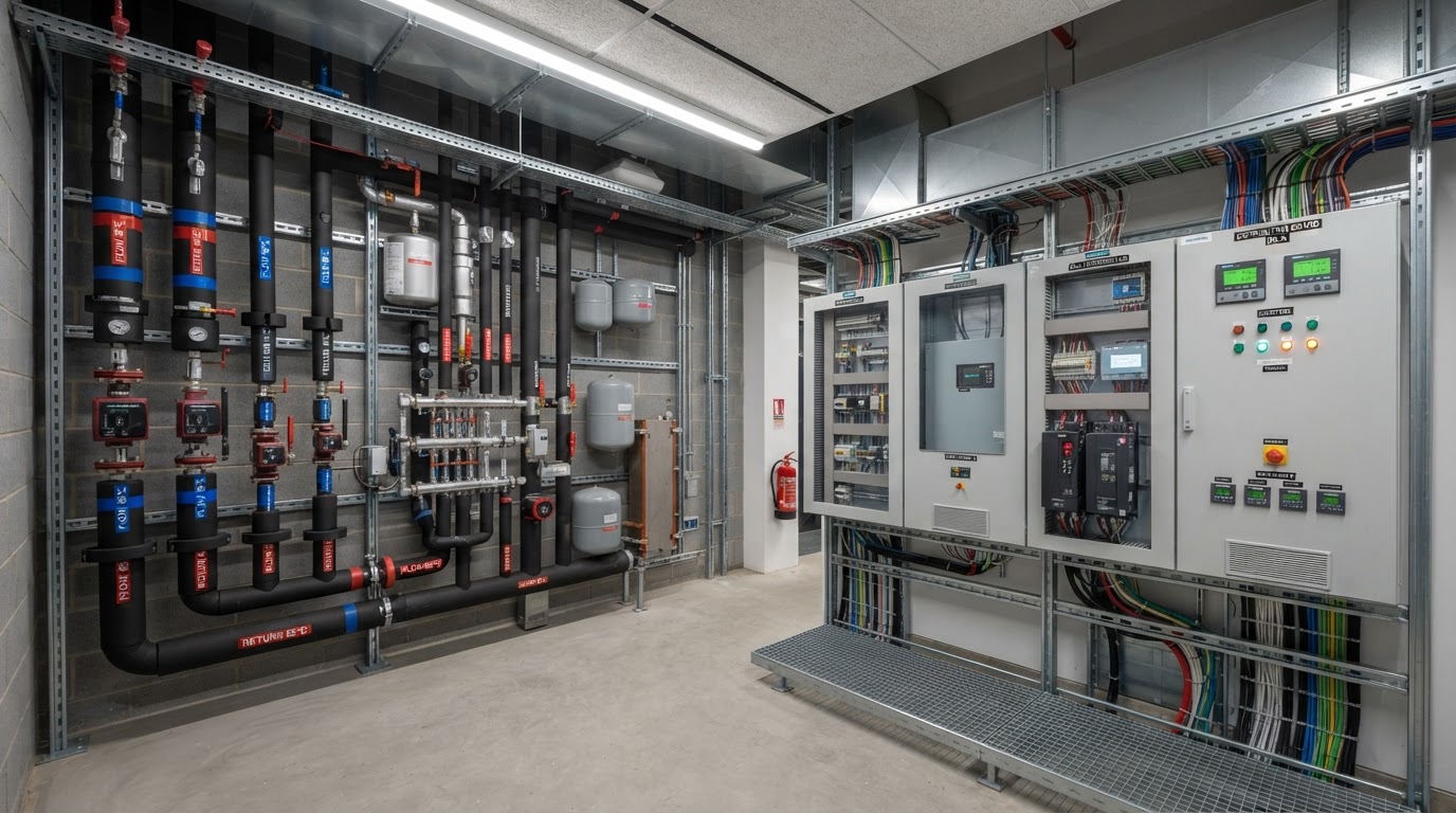 Mechanical and Electrical Engineering Belfast & Northern Ireland — illustrative engineering image for social media post