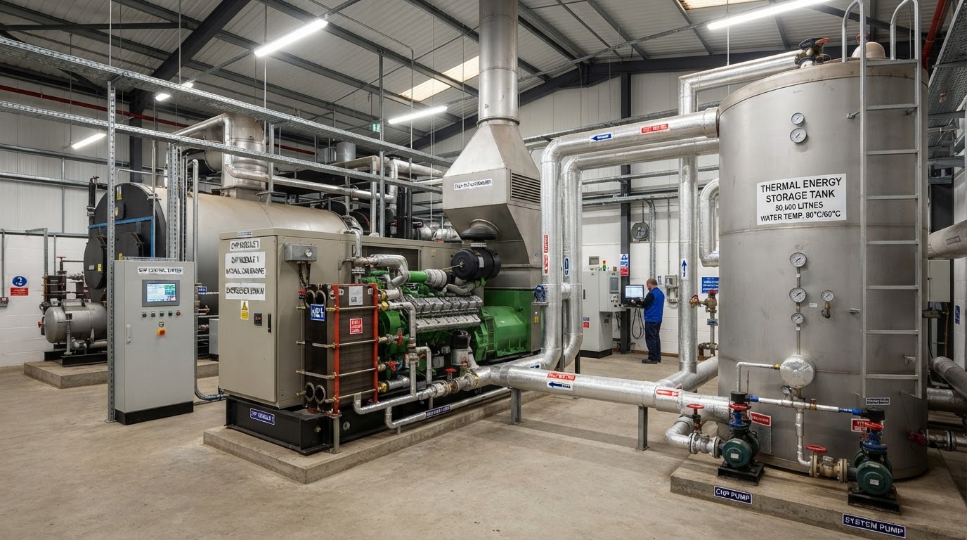 Cogeneration Systems Belfast & Northern Ireland — illustrative engineering image for social media post