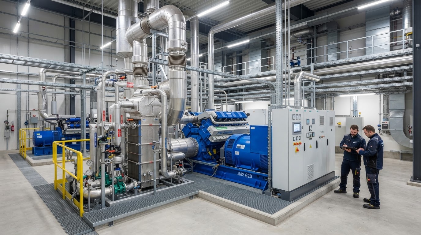 Combined Heat and Power Belfast & Northern Ireland — illustrative engineering image for social media post