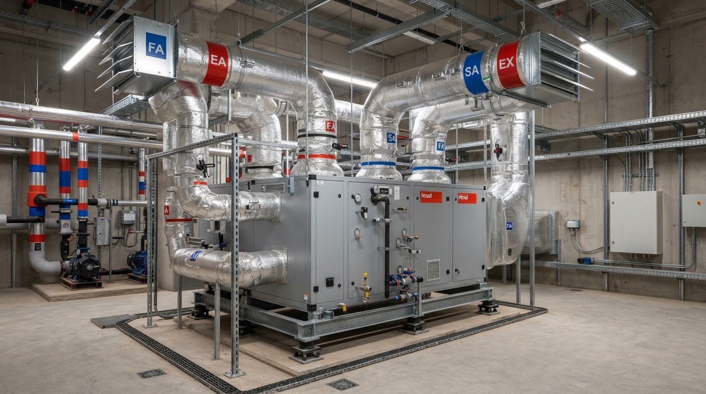 Heat Recovery Systems Belfast & Northern Ireland — illustrative engineering image for social media post