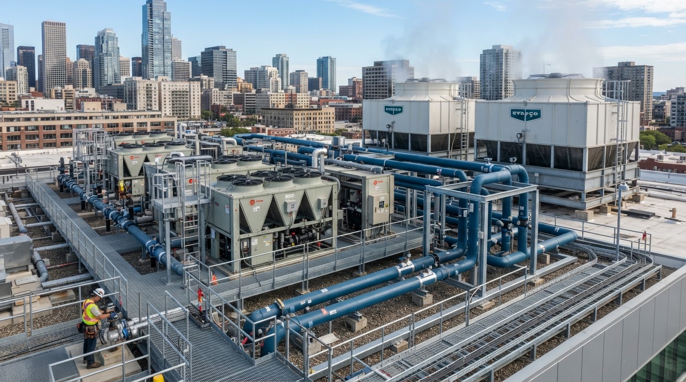 Industrial Cooling Systems Belfast & Northern Ireland — illustrative engineering image for social media post