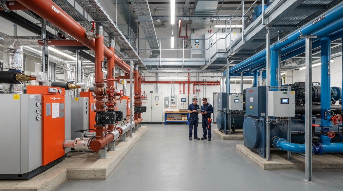 Heating and Cooling Company Belfast & Northern Ireland — illustrative engineering image for social media post