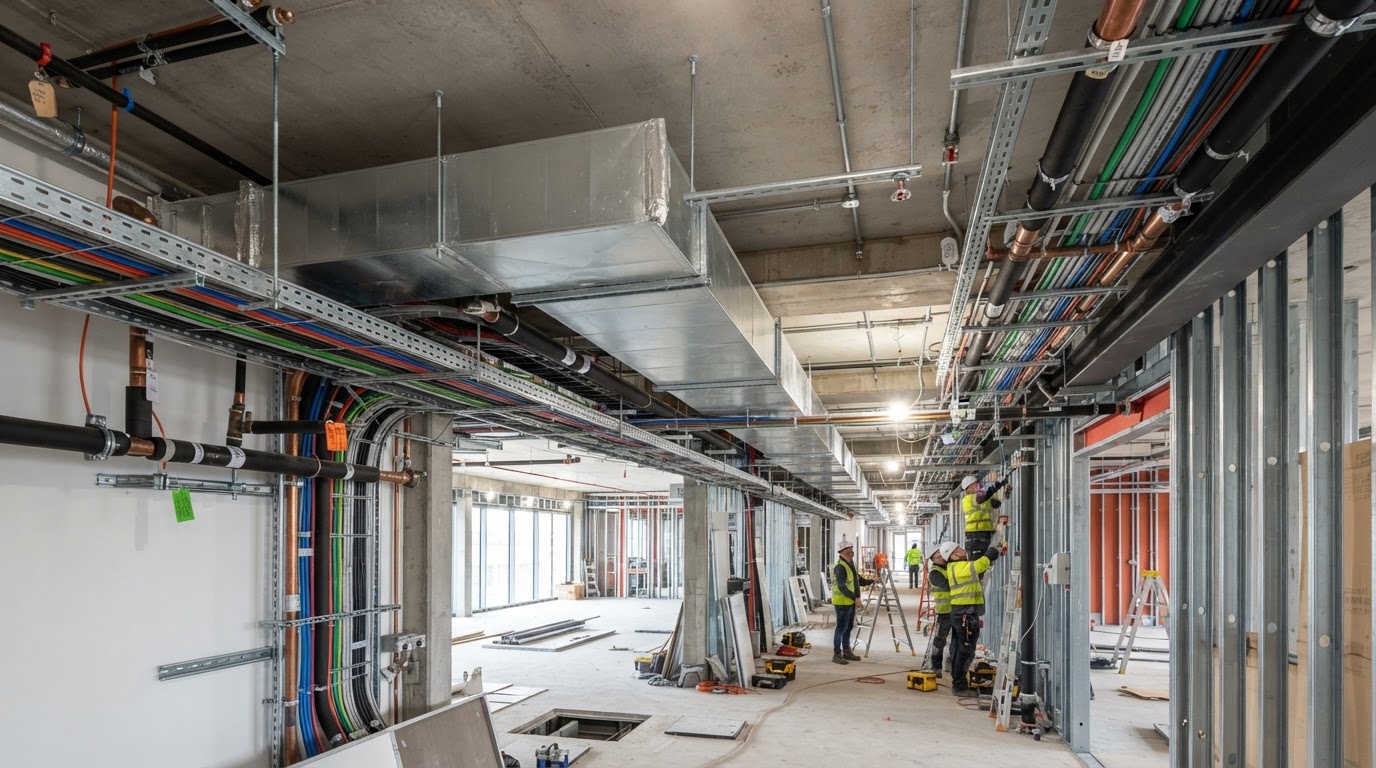 Building Services Engineering Belfast & Northern Ireland — illustrative engineering image for social media post