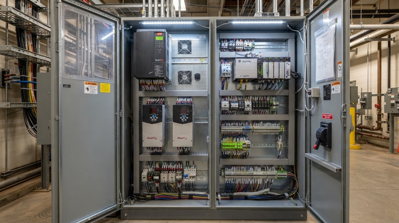 Electrical Control Systems Belfast & Northern Ireland — illustrative engineering image for social media post