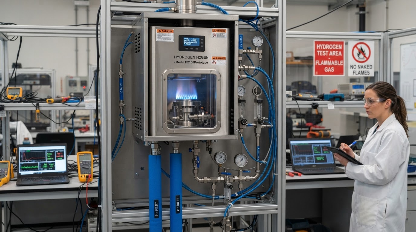 Hydrogen Boilers Belfast & Northern Ireland — illustrative engineering image for social media post